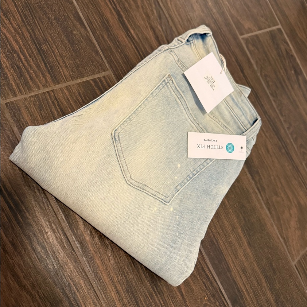 NWT Pistola Light Wash Denim Pants